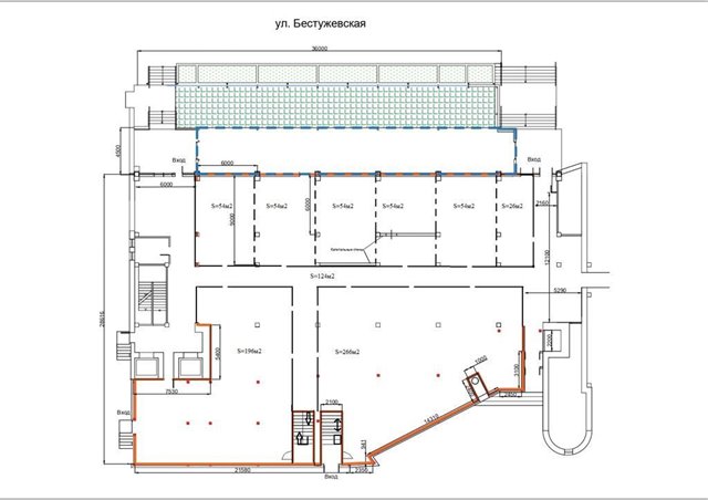Аренда помещения свободного назначения  400 кв.м. в многофункциональном центре «Бестужевский»