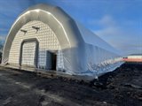 Аренда отапливаемого ангара 1000 кв.м. в пос.Шушары, близость КАД, первая линия