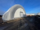 Аренда отапливаемого ангара 1000 кв.м. в пос.Шушары, близость КАД, первая линия