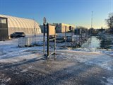 Аренда отапливаемого ангара 1000 кв.м. в пос.Шушары, близость КАД, первая линия