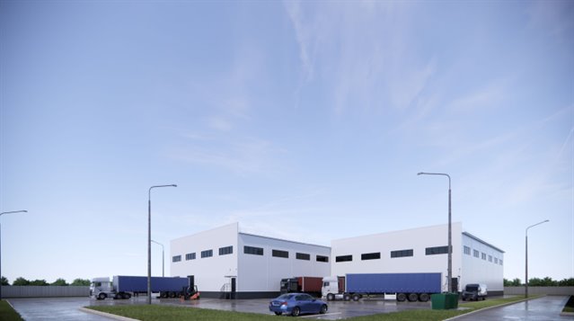 Аренда нового склада класса Б+ от 1400 м² до 6500 м² с пандусом возле КАДа