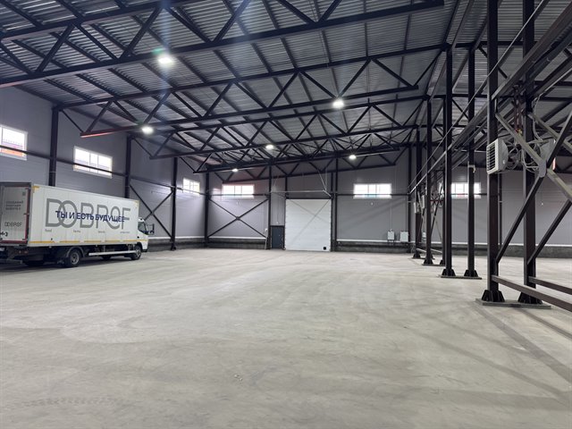 Аренда отапливаемого склада 1310 м² с пандусом
