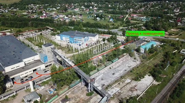 Аренда производственного цеха 8817 м² c 4 кран-балками