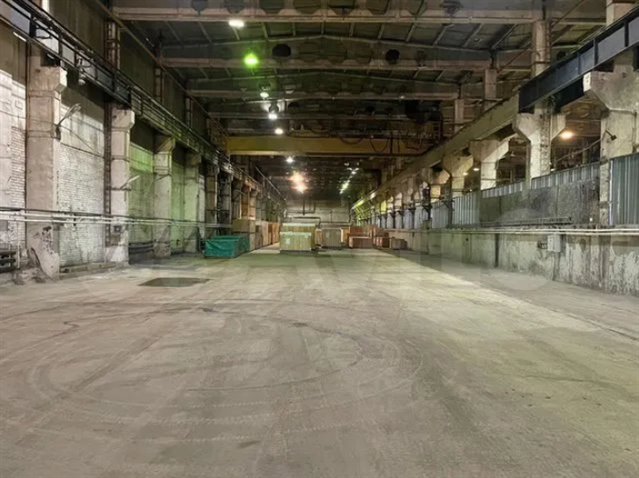 Аренда производственного помещения 8127 м² c кран-балками 