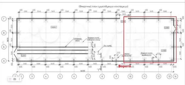 Аренда теплого цеха с мостовым краном на 10 т