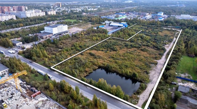 Продажа земельного участка 7,8 га под производство, склад, логистический центр