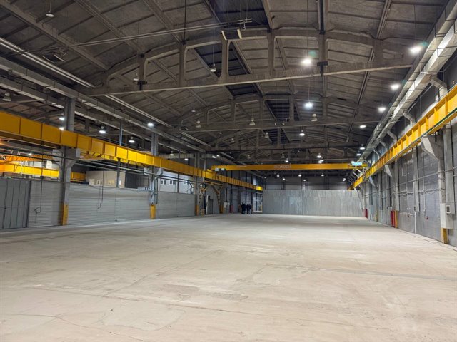 Аренда отапливаемого производственно-складского помещения 2390 м² с кран-балками