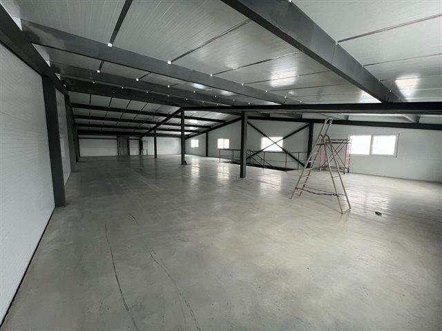 Аренда отапливаемого ангара 1282 м² под склад-производство