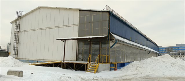 Аренда отапливаемого склада с пандусом 1660 м² в центре города
