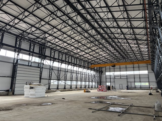 Аренда теплого помещения под склад/производство 1500 м² с кран-балкой 10т