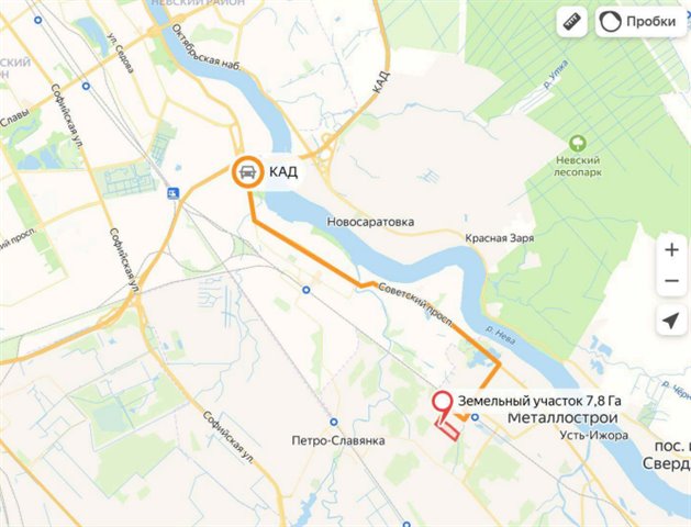 Продажа земельного участка 1,7 Га, 4 Га, 7,8 Га в черте Санкт-Петербурга. Третий класс опасности