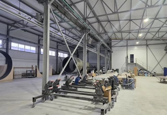 Аренда производственно-складского помещения от 504 м² до 1153 м² с двумя кран-балками на 5 т